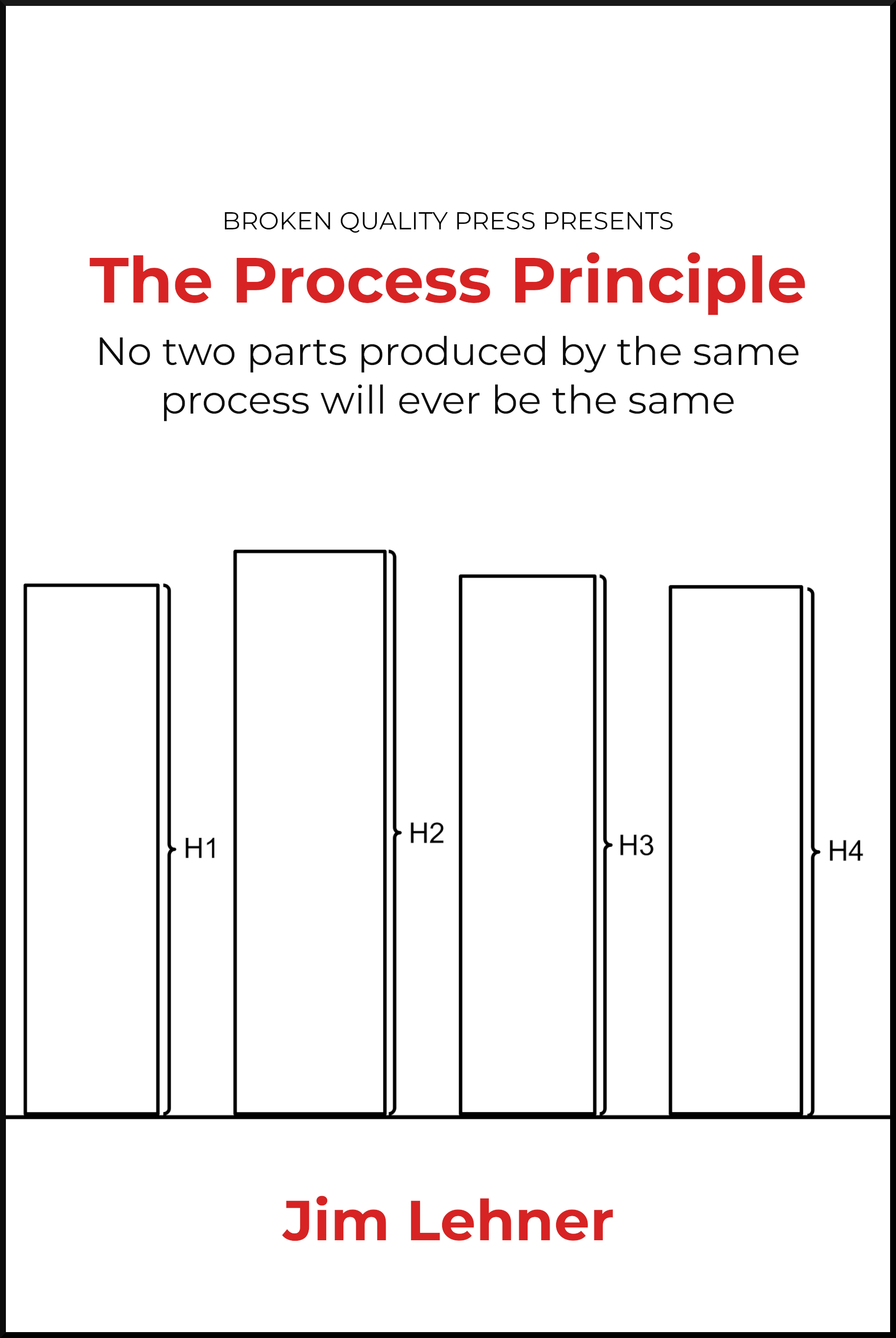 The Process Principle: No two parts 
            produced by the same process will ever be the same